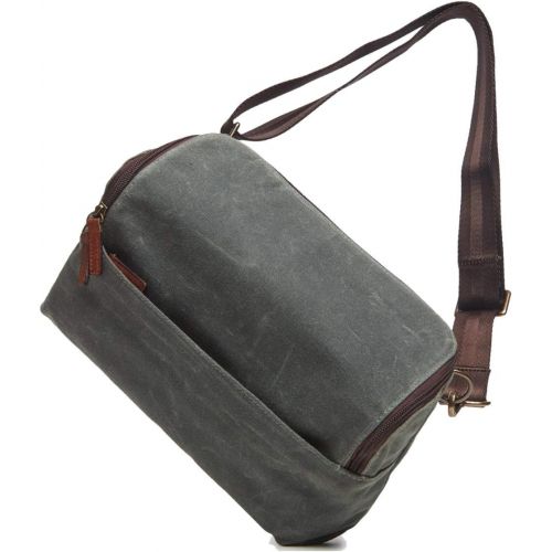  ONA The Rockaway Canvas Sling Camera Bag (Smoke Waxed)