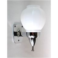 The Kings Bay Old Fashioned Wall Mount Hand Soap Dispenser Chrome Satin White Globe Commercial