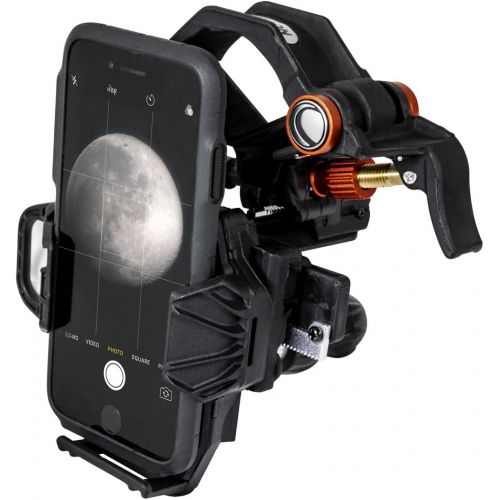 셀레스트론 Celestron 52334 TrailSeeker 100 - 45 Degree Spotting Scope(Black) with NexYZ 3-Axis Universal Smartphone Adapter