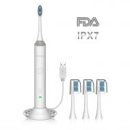 Rechargeable Electric Sonic Toothbrush WaterproofElectric Toothbrush, Obella Rechargeable Sonic...