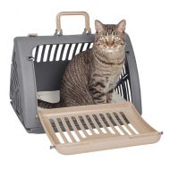SportPet Designs Foldable Travel Cat Carrier - Front Door Plastic Collapsible Carrier Collection