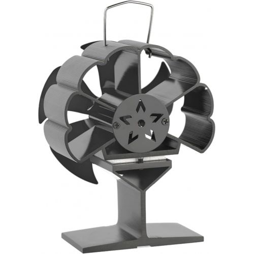  Baoblaze Heat Powered Stove Fan, 6 Blade Auto Sensing Fireplace Fan for Wood/Log Burner/Fireplace,Eco Friendly and Efficient Wood Stove Fan