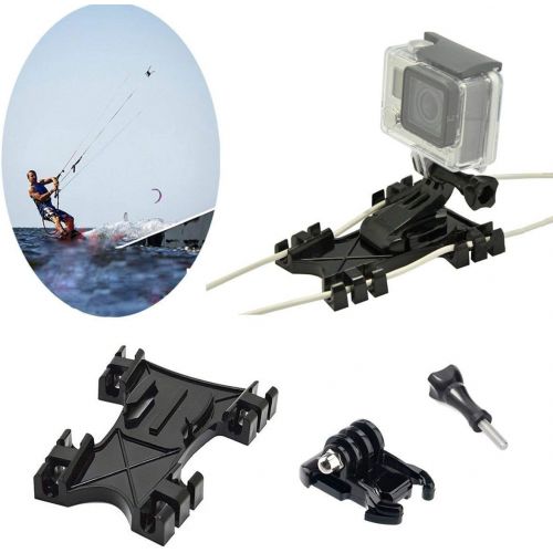  Williamcr Kitesurfing Kite Line Mount,Kiteboarding Line Holder Adapter Adaptive for GoPro Camera Accessories