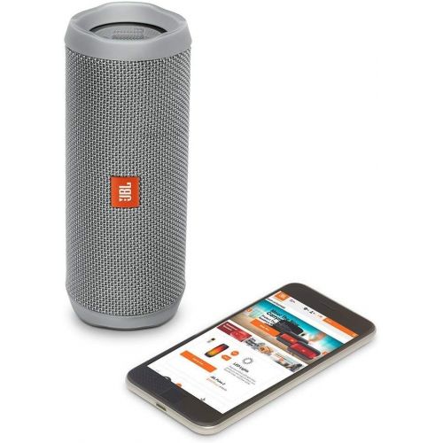 제이비엘 JBL Flip 4 Waterproof Portable Bluetooth Speaker (Gray)