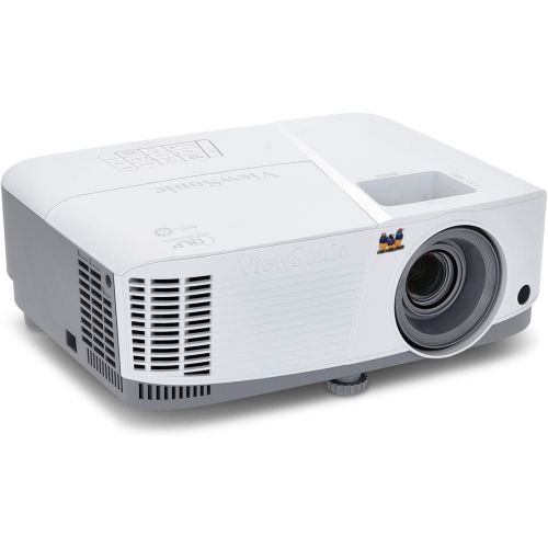 ViewSonic 3800 Lumens SVGA High Brightness Projector for Home and Office with HDMI Vertical Keystone and 1080p Support (PA503S), White/gray