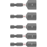 BOSCH ITNSV105 5-Piece 1-7/8 In.Impact Tough Nutsetters Assorted Set