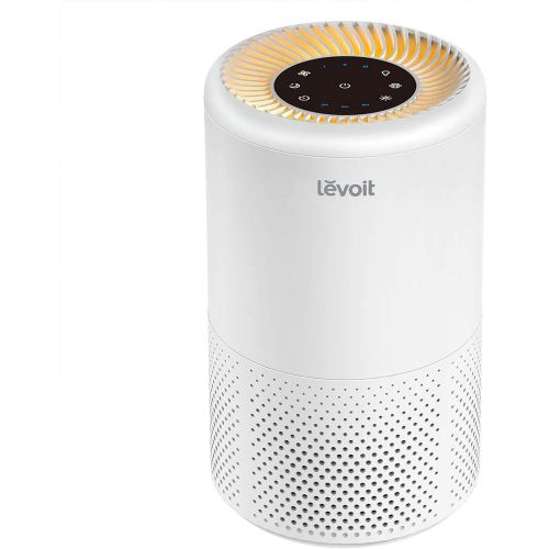  [아마존베스트]LEVOIT Air Purifiers for Home Allergies and Pets Hair, H13 True HEPA Air Purifier Filter, Quiet Filtration System in Bedroom, Removes Smoke Odor Dust Mold, Night Light & Timer, Vis