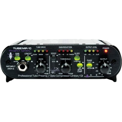  [아마존베스트]ART Tube MP/C Microphone Preamp with Compressor + Keepdrum XLR Cable 6 m