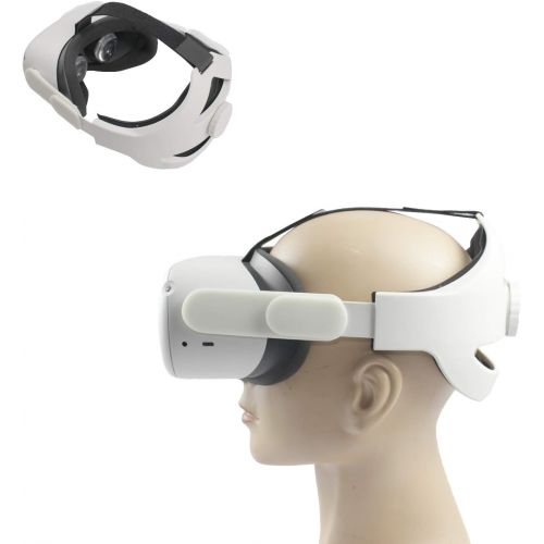  [아마존베스트]APOSU Adjustable Head Strap with Silicone Face Cover for Oculus Quest 2, Replacement Headband for Elite Strap with Face Skin Comfortable Enhanced Support Reduce Pressure for Quest
