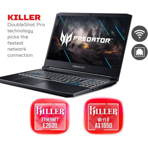 에이서 [아마존베스트]Acer Predator Helios 300 Gaming Laptop, Intel i7-10750H, NVIDIA GeForce RTX 2060 6GB, 15.6 Full HD 144Hz 3ms IPS Display, 16GB Dual-Channel DDR4, 512GB NVMe SSD, Wi-Fi 6, RGB Keybo