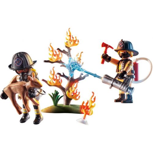 플레이모빌 Playmobil Fireman with Tree