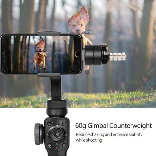  Acouto Portable Stabilizer, Universal 3-Axis Handheld Stabilizer Counterweight for Smooth 4 Feiyu Vimble 2 Osmo Gimble