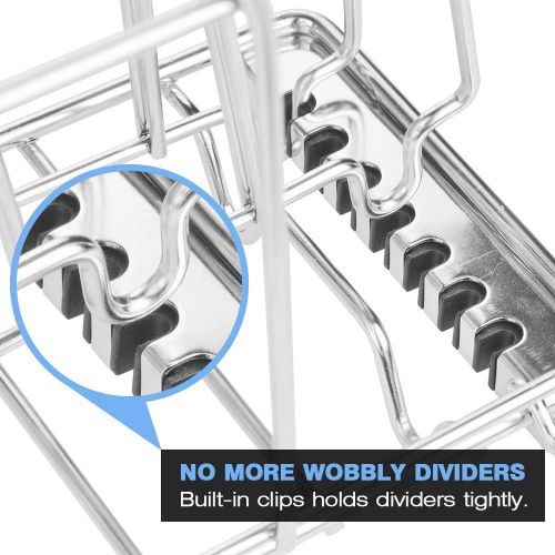  EVERIE Stainless Steel Sous Vide Rack Divider with Improved Vertical Divider Mount