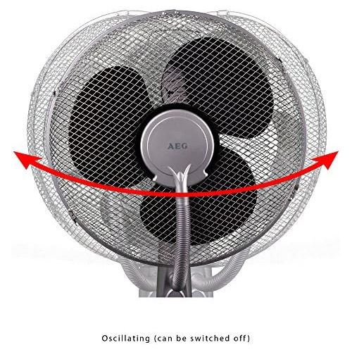  [아마존베스트]Aeg VL5569LB Fan with Ultrasonic Diffuser (3Litres, 3Speeds, 2Modalitaten Vent)