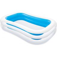 Intex Swim Center Family Inflatable Pool, 103 X 69 X 22, for Ages 6+