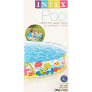 Intex Under The Palm Trees Snapset 5-Foot Diameter Soft Kiddy Pool, 10 Inches Deep