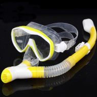 Snorkel Mask Anti-Fog Anti-Leak Set Adults-Snorkeling Set Impact Resistant Tempered Glass Anti-Fog Film Scuba Snorkel Mask & Dry Top Snorkel for Youth