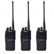 Arcshell HYS Walkie Talkies 10W Ham Radio Long Range UHF 400-480Mhz Two Way Radios with 2600Mah Rechargeable Li-ion Battery (3 Packs)