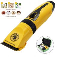 LUBANC Professional Powerful Electric Scissors Pet Hair Clippers Dog Cat Rabbit Hair Trimmer Animal Grooming Cutting Machine 110-240V