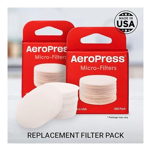  AeroPress Replacement Filter Pack - Microfilters For AeroPress Coffee And Espresso-Style Coffee Maker - 2 Pack (700 count)