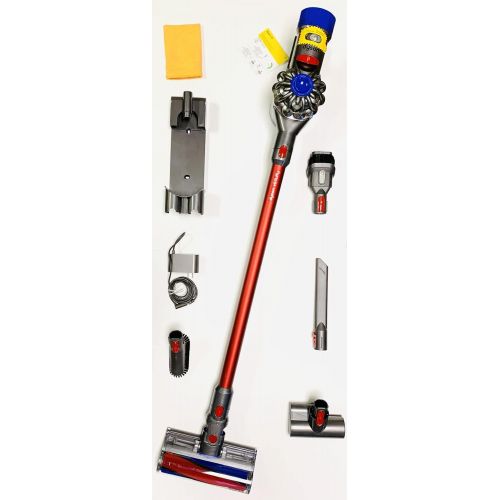 다이슨 Flagship Dyson V8 Fluffy HEPA Cordless Stick Vacuum Cleaner: Lightweight, Powerful, Bagless Ergonomic, Telescopic Handle, Rechargeable Battery, Height Adjustable + Marxsol One Micr