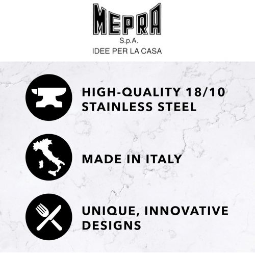  MEPRA Mepra Natura Ice Serving Set, Set of 3, Silver
