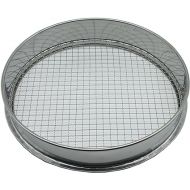 Sifter Compost Sifter Screen, Large Soil Sieve for Garden silver CD402