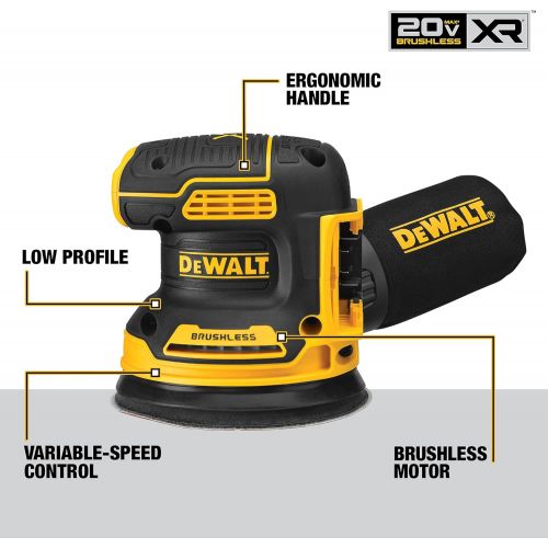  [무료배송]디월트 무선 샌딩기 DEWALT 20V MAX Orbital Sander, Tool Only (DCW210B)