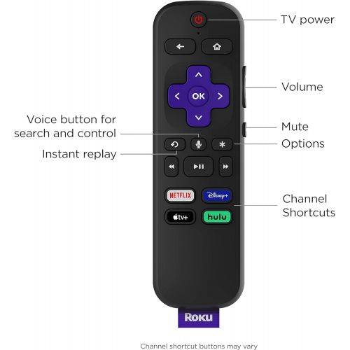  [아마존베스트]Roku Voice Remote (Official) for Roku Players and Roku TVs