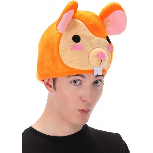  elope Hamster Plush Hat for Kids and Adults Brown