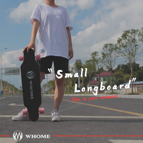  WHOME Longboards Skateboard - 31 Pro Small Longboard Carving Cruising Skateboard - for Adult Youth Kid Beginner Girl and Boy T-Tool Included