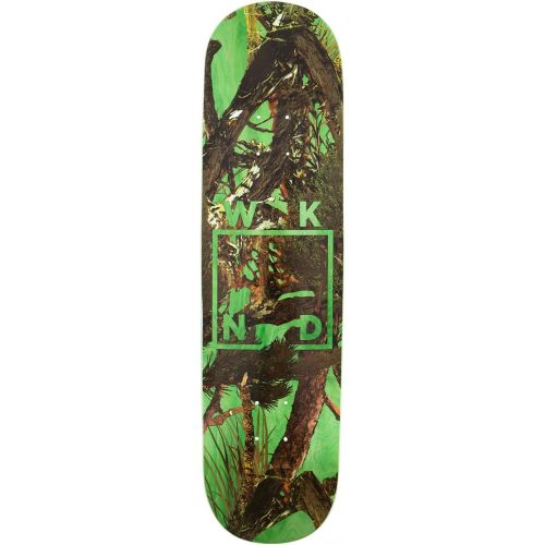  WKND Pro Skateboard Deck Camo Logo Green 8.25