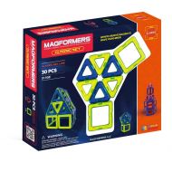 Magformers Classic (30-pieces) Set Magnetic BuildingBlocks, Educational Magnetic Tiles Kit , Magnetic Construction STEM Toy Set