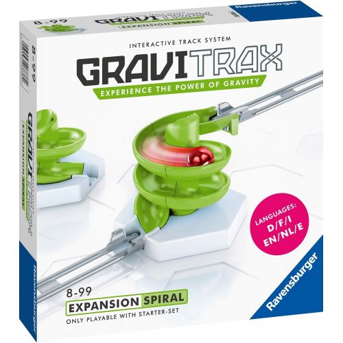  [아마존베스트]Ravensburger GraviTrax Spiral Accessory - Marble Run and STEM Toy for Boys and Girls Age 8 and Up - Expansion for 2019 Toy of The Year Finalist GraviTrax