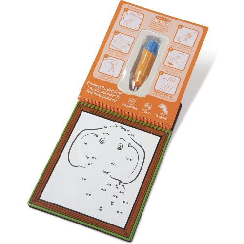  Melissa & Doug On The Go Water Wow! Reusable Water-Reveal Connect The Dots Activity Pad  Safari
