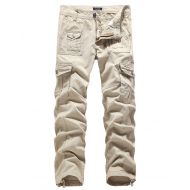 SSLR Mens Military Operator Tactical Flat Front Classic Fit Casual Cargo Pants