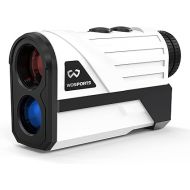 Wosports Golf Rangefinder, 800 Yards Laser Distance Finder with Slope, Flag-Lock with Vibration Distance/Speed/Angle Measurement, Upgraded Battery Cover