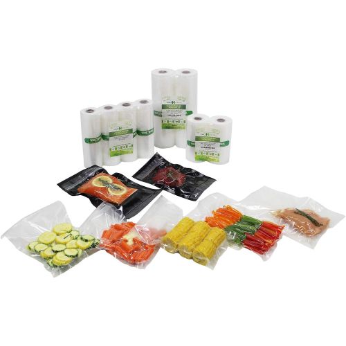  CommercialBargainsInc. Commercial Bargains Commercial Vacuum Sealer Saver Bags Sous Vide Food Storage (1) 11 x 50 & (1) 8 x 50