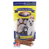 Shadow River 25 Pack 6 Inch Thick All Natural Beef Bully Sticks for Dogs