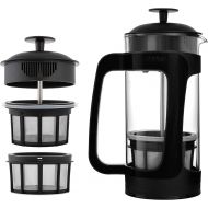 ESPRO P3 French Press - Double Micro-Filtered Coffee and Tea Maker, 32 Ounce, Black