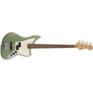 Fender Player Jaguar Electric Bass Guitar - Pau Ferro - Sea Green Metallic