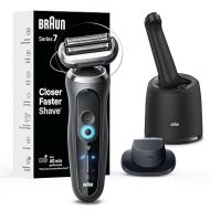 Braun Electric Shaver for Men, Series 7 7171cc, Wet & Dry Shave, Turbo & Gentle Shaving Modes, Waterproof Foil Shaver with Precision Trimmer, Space Grey