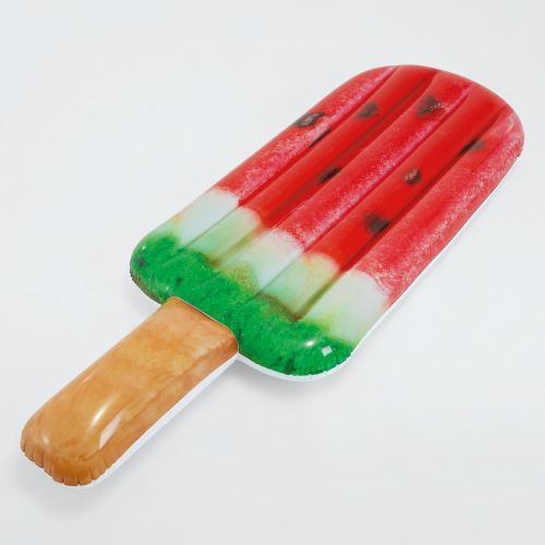 인텍스 Intex Watermelon Popsicle Inflatable Pool Float with Realistic Printing, 75 X 30