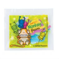 SmileMakers SmileCare Brush Floss Smile Flosser Packs - Dental Hygiene Products - 144 per Pack