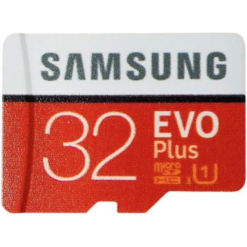 삼성 Samsung Evo Plus 32GB MicroSD Memory Card (2 Pack) Works with GoPro Hero 9 Black (Hero9) 4K UHD, UHS-I, U1, Speed Class 10, SDHC (MB-MC32) Bundle with (1) Everything But Stromboli