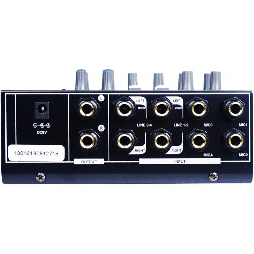  [아마존베스트]Sound Town 8-Channel Stereo Microphone Mixer with 1/4” Inputs and Outputs, Echo Effect, Delay Time and Depth Controls (TRITON-A08)