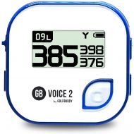 [아마존베스트]GolfBuddy Clip on Voice 2 Golf Navigation GPS for Hat/GPS and Laser Rangefinder, 14 Hours Battery Life, Water Resistant with Lifetime Free Courses and Software Updates,White/Navy