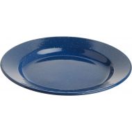 Coleman 10 Enamelware Dinner Plate with Wide Rim (Blue)