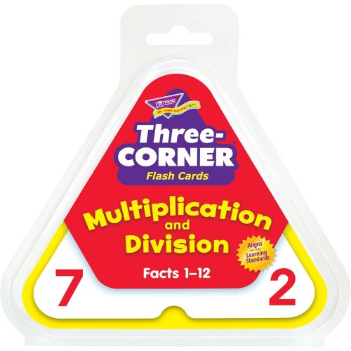  [아마존베스트]TREND ENTERPRISES, INC. Multiplication and Division Three-Corner Flash Cards