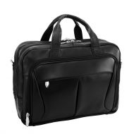 McKlein USA Pearson Leather Expandable 15.4 Laptop Briefcase